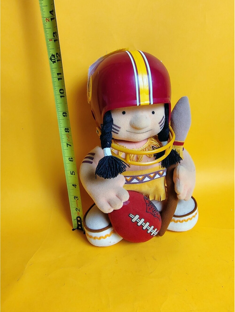 VTG 1983 NFL Huddles Tudor Games Washington Redskins Football Plush Doll Logo